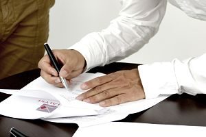 Signatura d'un contracte